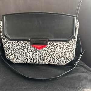 Alexander Wang  Black and White Satchel Bag